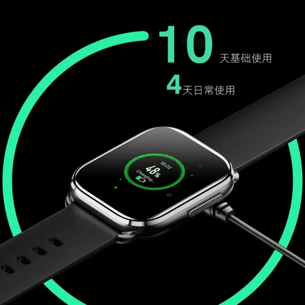 QCY Watch GS Bluetooth Call Smartwatch 2.02” Full Touch Screen Fitness Tracker for 100+ Sport Modes Health Monitor Smart Watch - Image 5