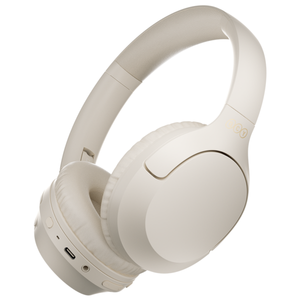 QCY H2 Pro Wireless Headphones BASS Mode HIFI 3D Stereo Headset 70H Playtime White - Image 2