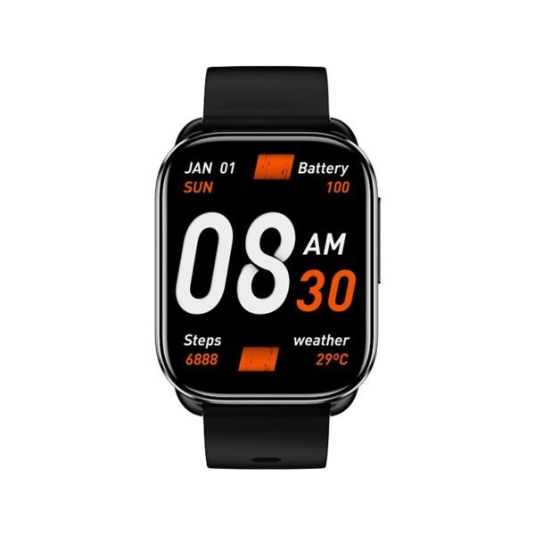 QCY Watch GS Bluetooth Call Smartwatch 2.02'' Full Touch Screen Fitness Tracker for 100+ Sport Modes Health Monitor Smart Watch