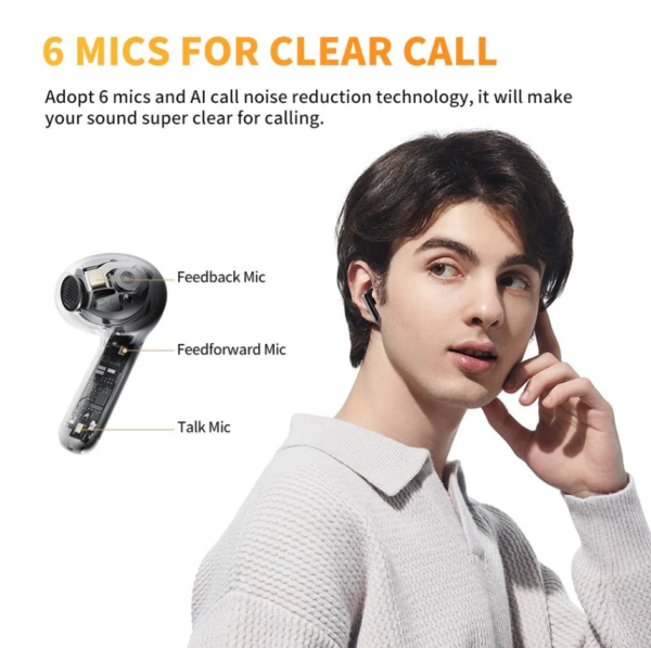 QCY HT10 AilyBuds Pro ANC Wireless Earbuds - Image 7