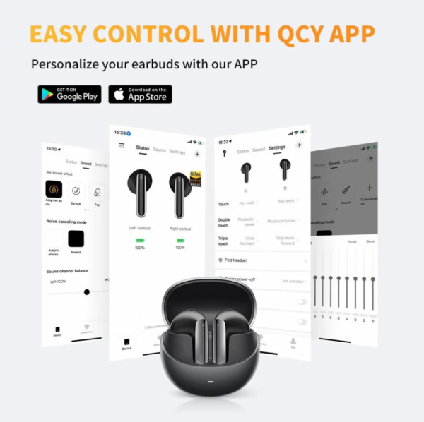 QCY HT10 AilyBuds Pro ANC Wireless Earbuds - Image 5