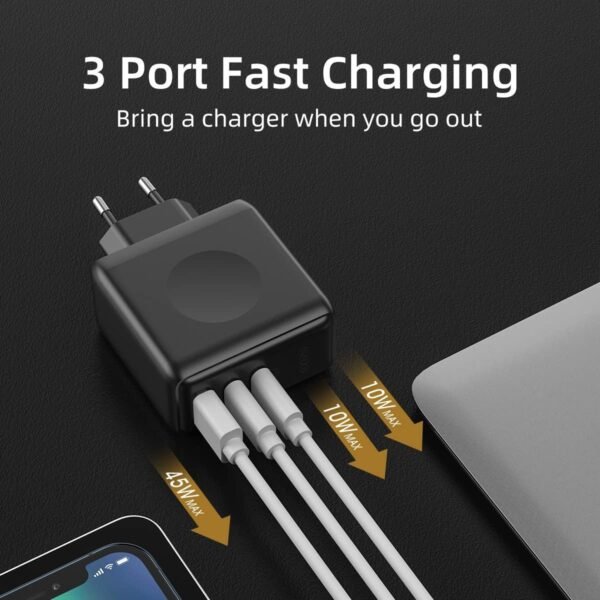 QCY GN203 65W Dual-Port GaN charger - Image 5