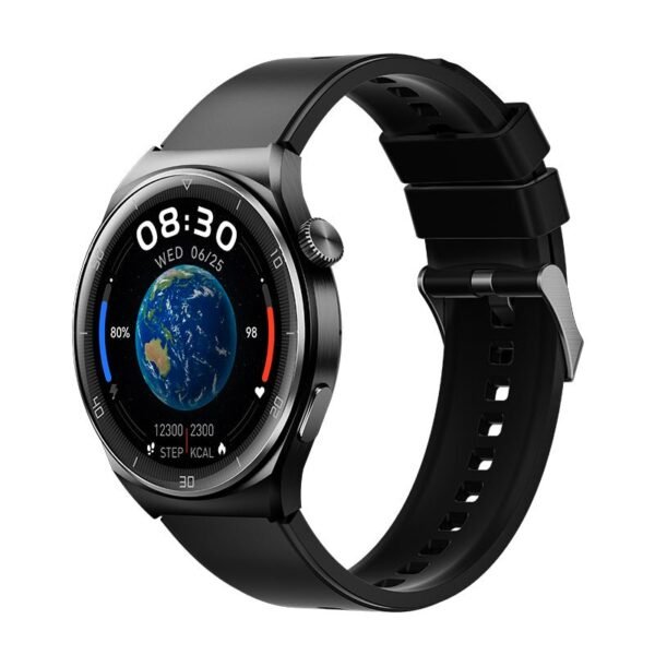 QCY GT2 Smart Watch With 1.43 AMOLED Display, Zinc Alloy Watch Frame Black