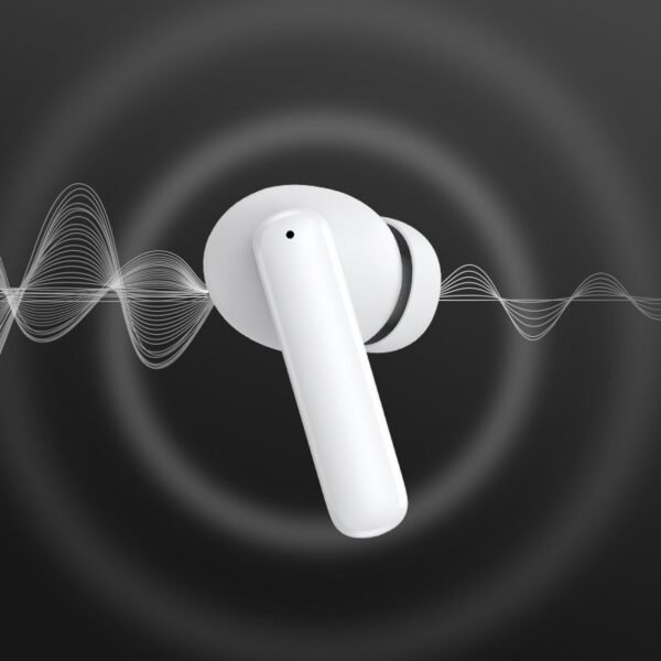 QCY T13 ANC Wireless Earbuds White - Image 8