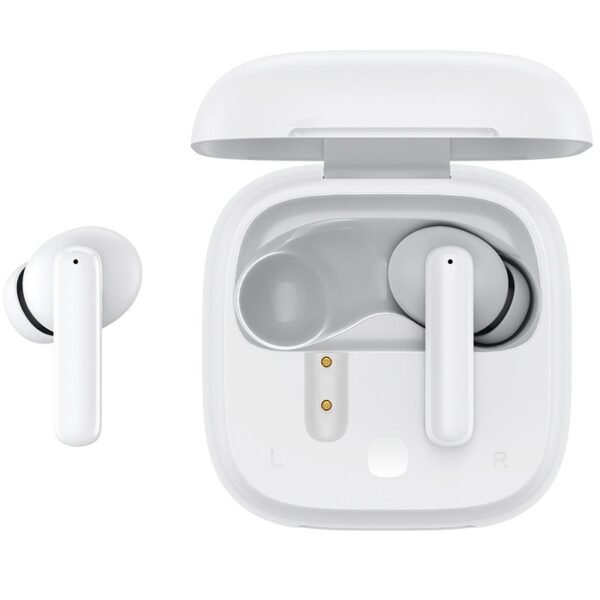QCY T13 ANC Wireless Earbuds White - Image 4