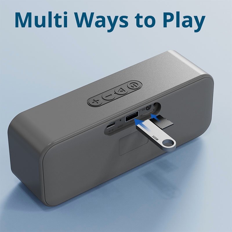 Tronsmart T2 Mini 2023 with Bluetooth 5.3 Portable Outdoor Speaker with IPX7 Waterproof, 24H Playtime, Micro SD - Black - Image 4